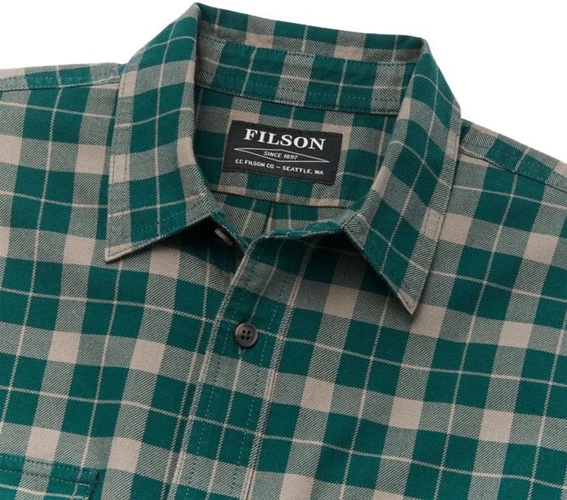 Light Weight Alaskan Guide Shirt pitkähihainen paita, Green Stone, view: 3