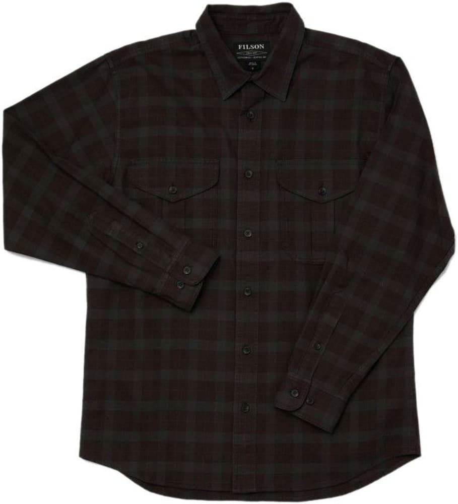 Light Weight Alaskan Guide Shirt kauluspaita, musta/harmaa, view: 0