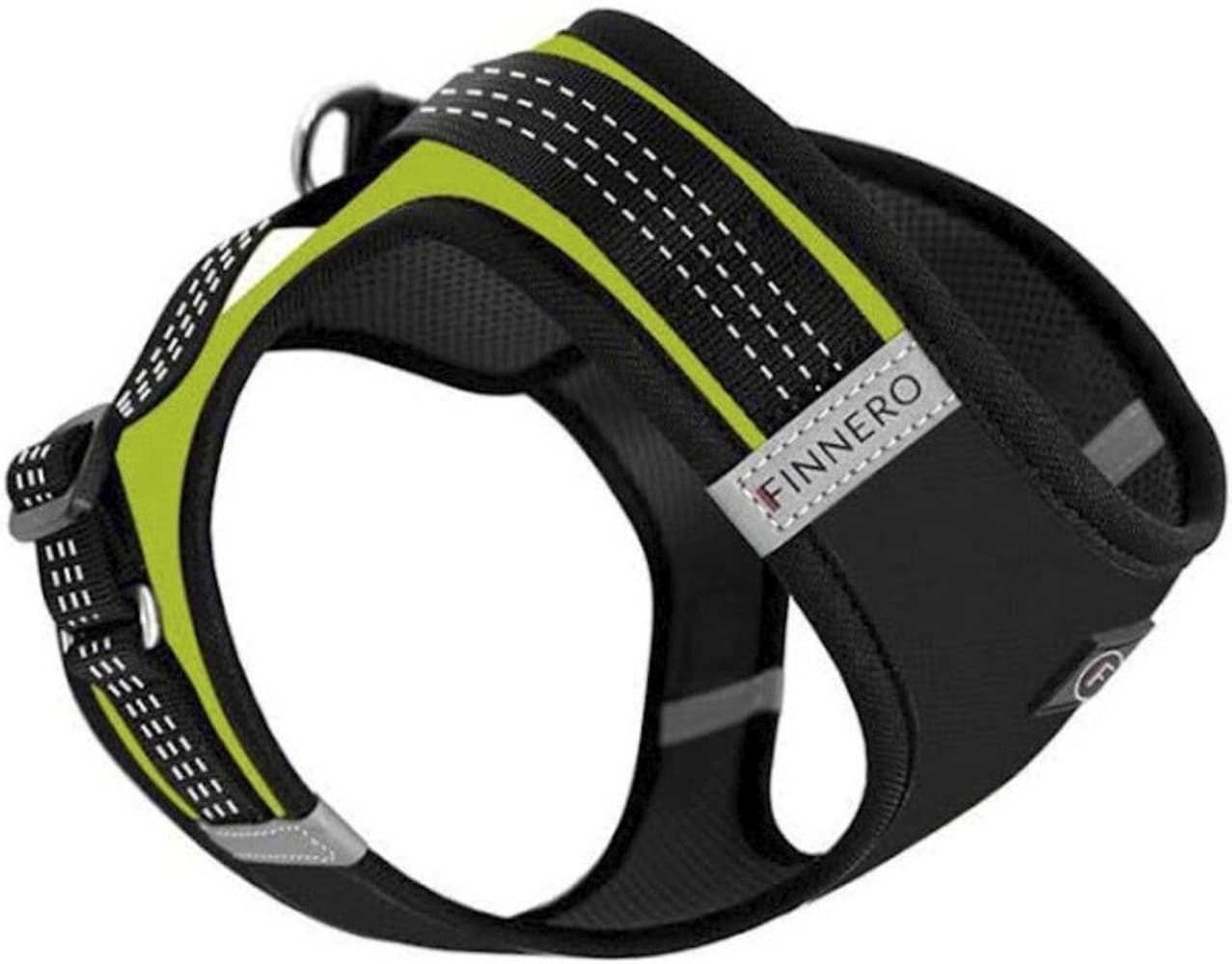 FinNero HALI liivivaljaat, S, musta/keltainen, view: 1