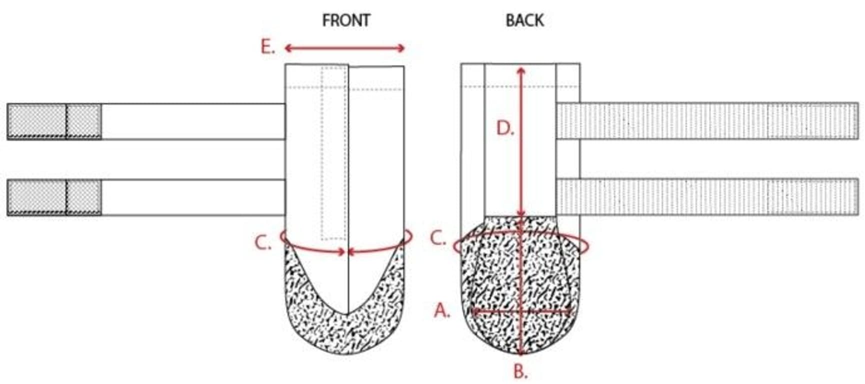 Koirankenkä HALLA LUX harmaa XL (2 kpl), view: 3