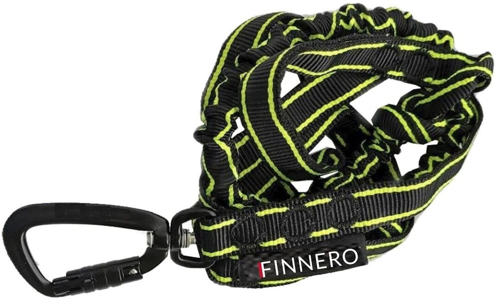 Joustava talutushihna POWER, musta/keltainen, view: 0