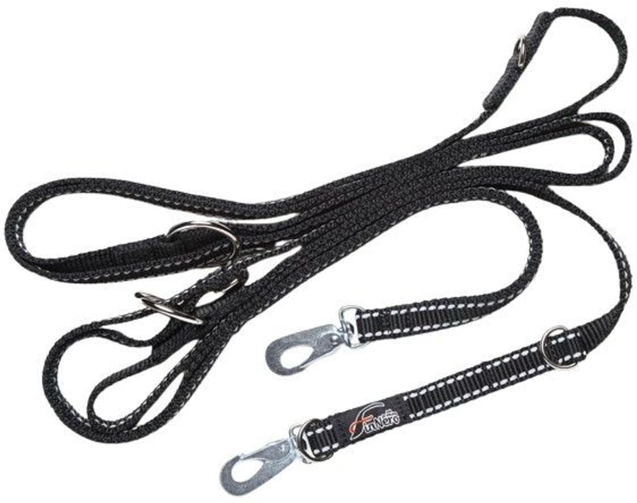 FinNero monitoimihihna, 2 x 300 cm, musta, view: 1