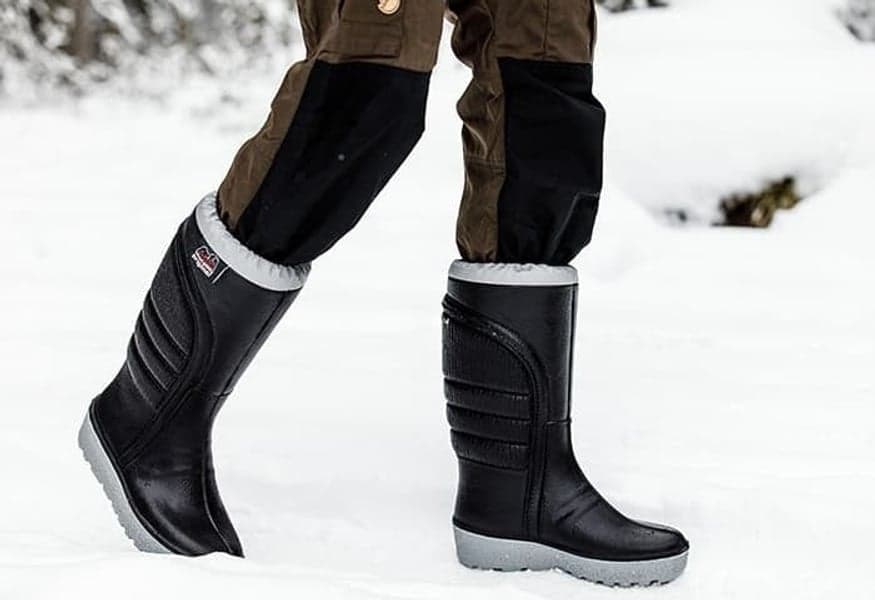 Powerboot Original High -30 °C talvisaappaat, musta/harmaa, view: 2