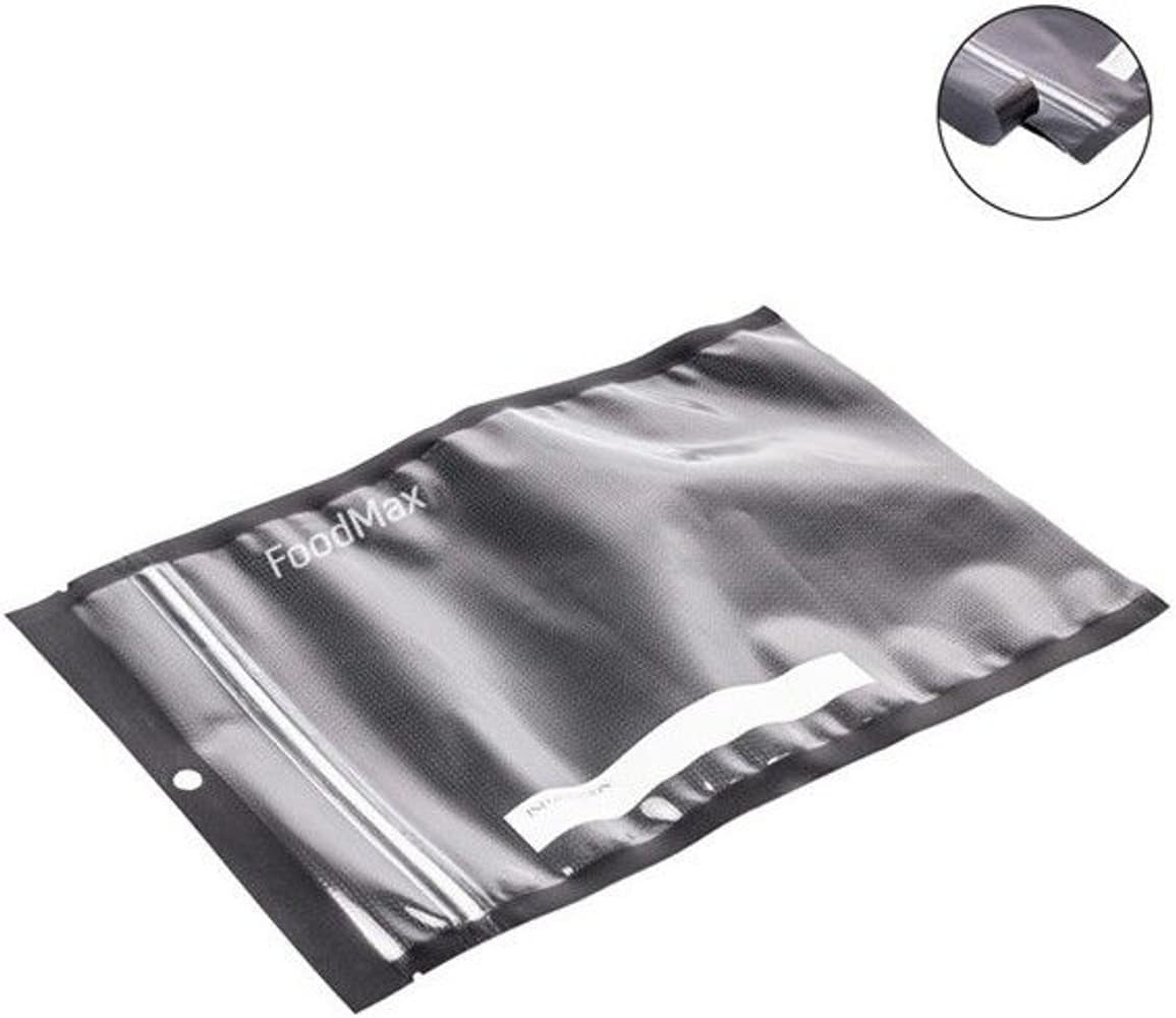 FoodMax Zipper UV -vakuumipussi 28 x 30 cm, 50 kpl, view: 0