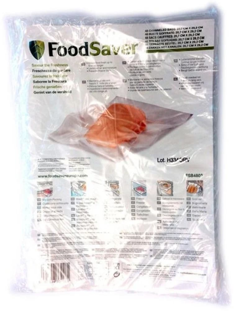 FoodSaver Ruoansäilytyspussit 940 ml 48 kpl/pkt, view: 0