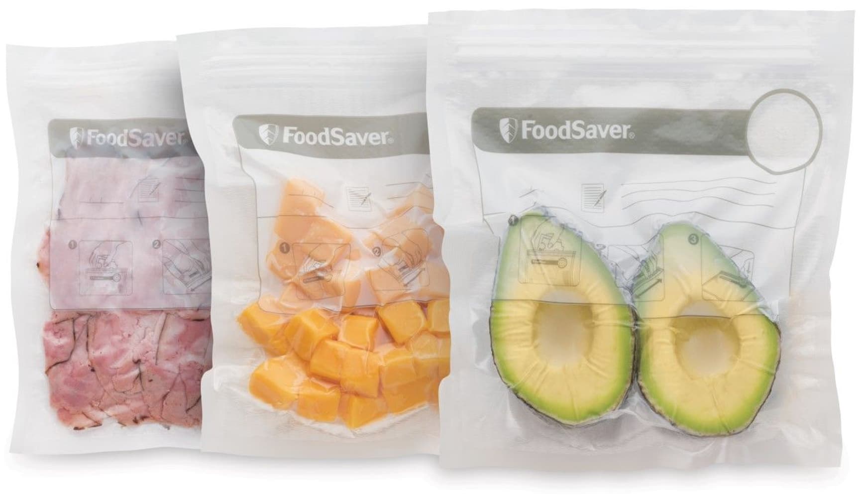 FoodSaver-ruoansäilytyspussit - Ziplock 950 ml 26-pack, view: 1