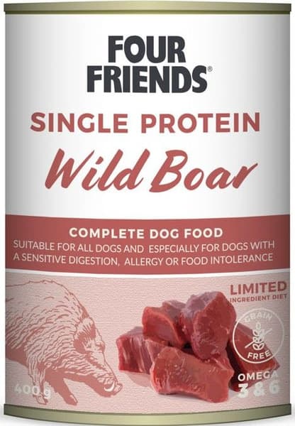 Wild Boar koiran märkäruoka villisika, 400 g, view: 0