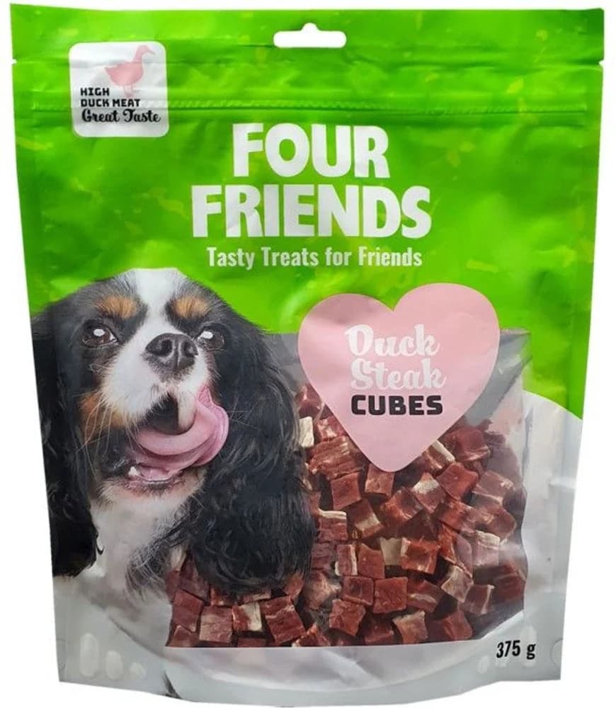 Duck Steak Cubes koiran ankkaherkku, 375 g, view: 0