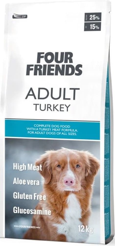 Dog Adult Turkey gluteeniton koiranruoka kalkkuna, 12 kg, view: 0
