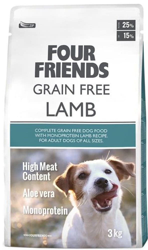 Dog Grain Free Lamb viljaton koiran täysravinto lampaalla, 3 kg, view: 0