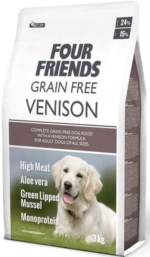 Dog Grain Free Venison koiran täysravinto peura, 3 kg, view: 0