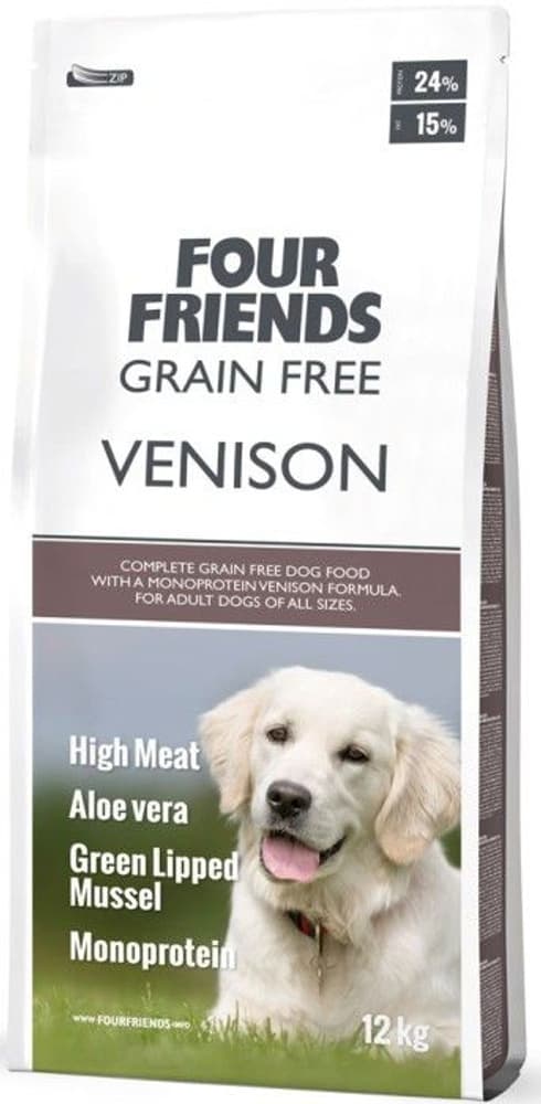 Dog Grain Free Venison viljaton koiran täysravinto peuranlihalla, 17 kg, view: 0