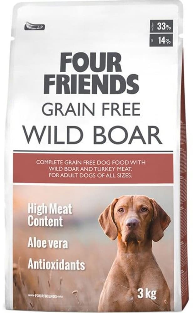 Dog Grain Free Wild Boar viljaton koiran täysravinto villisika/kalkkuna, 3 kg, view: 0
