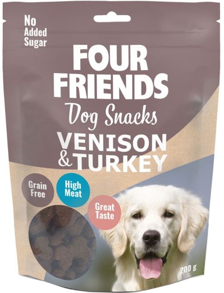 Dog Snacks Venison & Turkey koiranherkku peura/kalkkuna, 200 g, view: 0
