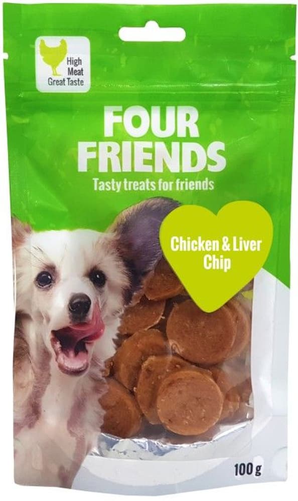 Koiranherkku Chicken & Liver Chip 100g, view: 0
