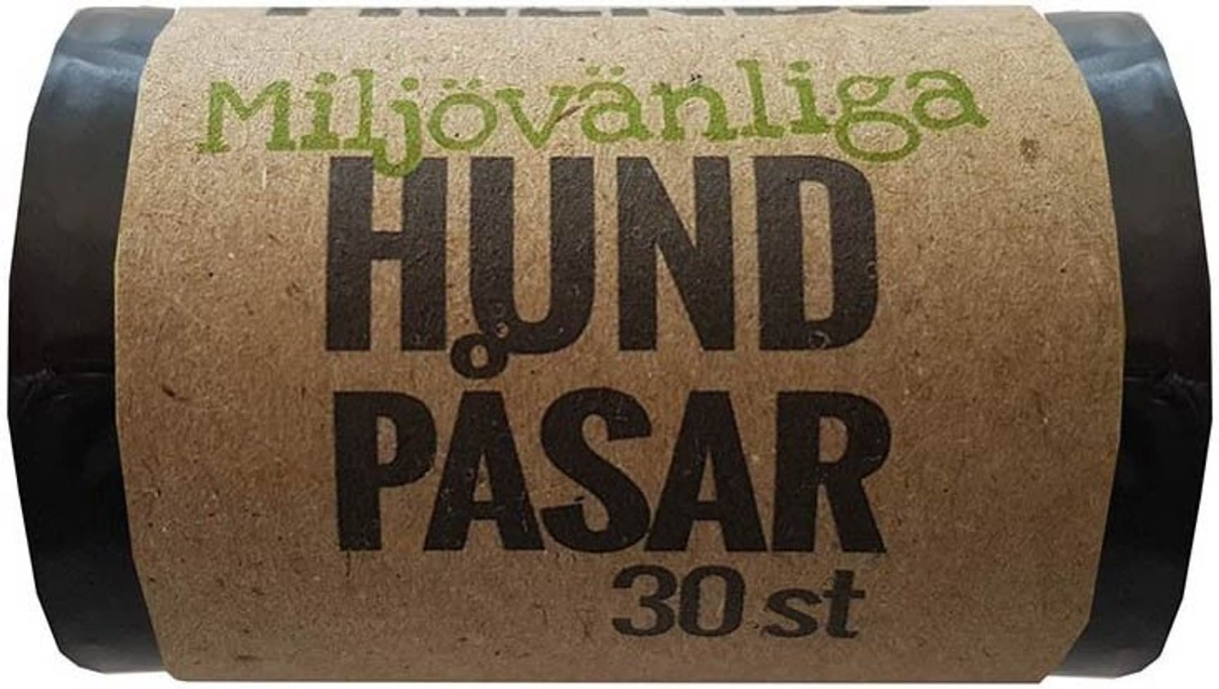 FourFriends ympäristöystävälliset koirankakkapussit, 30 kpl, musta, view: 0