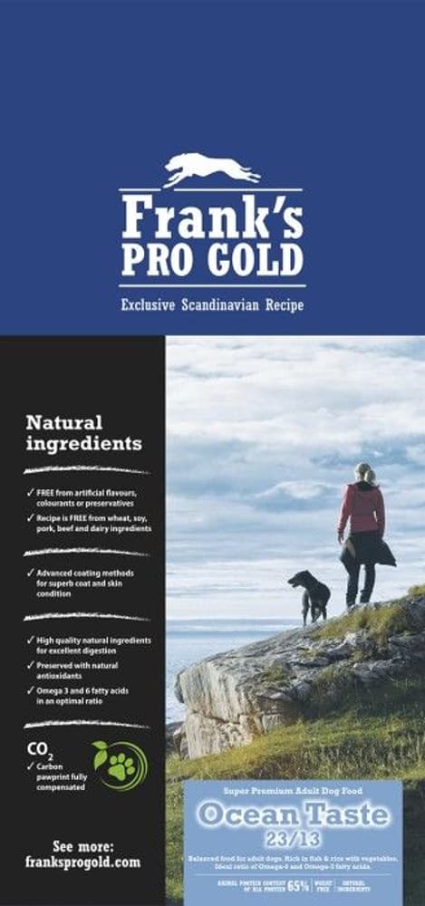 Franks Pro Gold kala & riisi 15 kg, view: 0