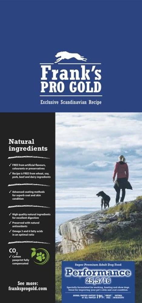 Franks Pro Gold Performance 15 kg koiranruoka, view: 0