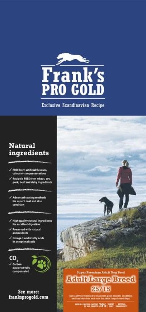 Franks Pro Gold Adult Large Breed 15 kg, view: 0