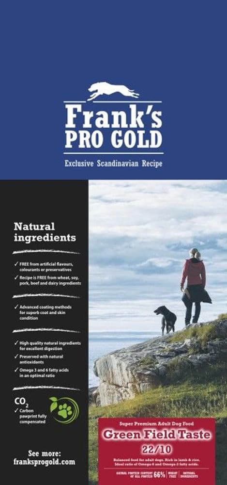 Franks Pro Gold lammas & riisi 15 kg, view: 0