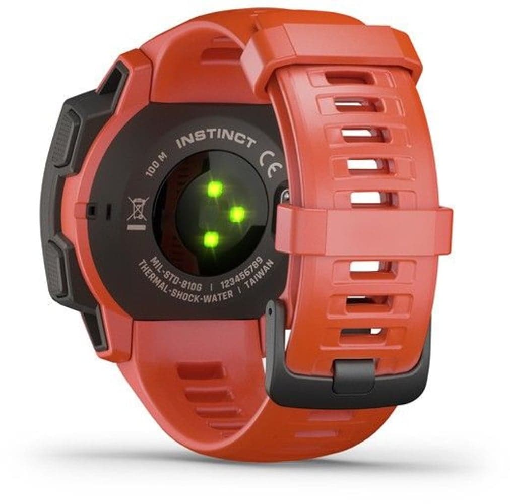 Instinct -GPS-kello, punainen, view: 2