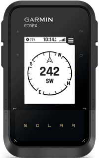 eTrex Solar käsinavigaattori aurinkokennolatauksella - view: 2