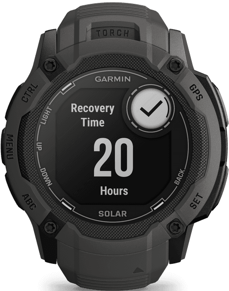 Instinct 2X Solar älykello, tummanharmaa, view: 4