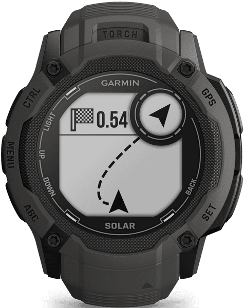 Instinct 2X Solar älykello, tummanharmaa, view: 6