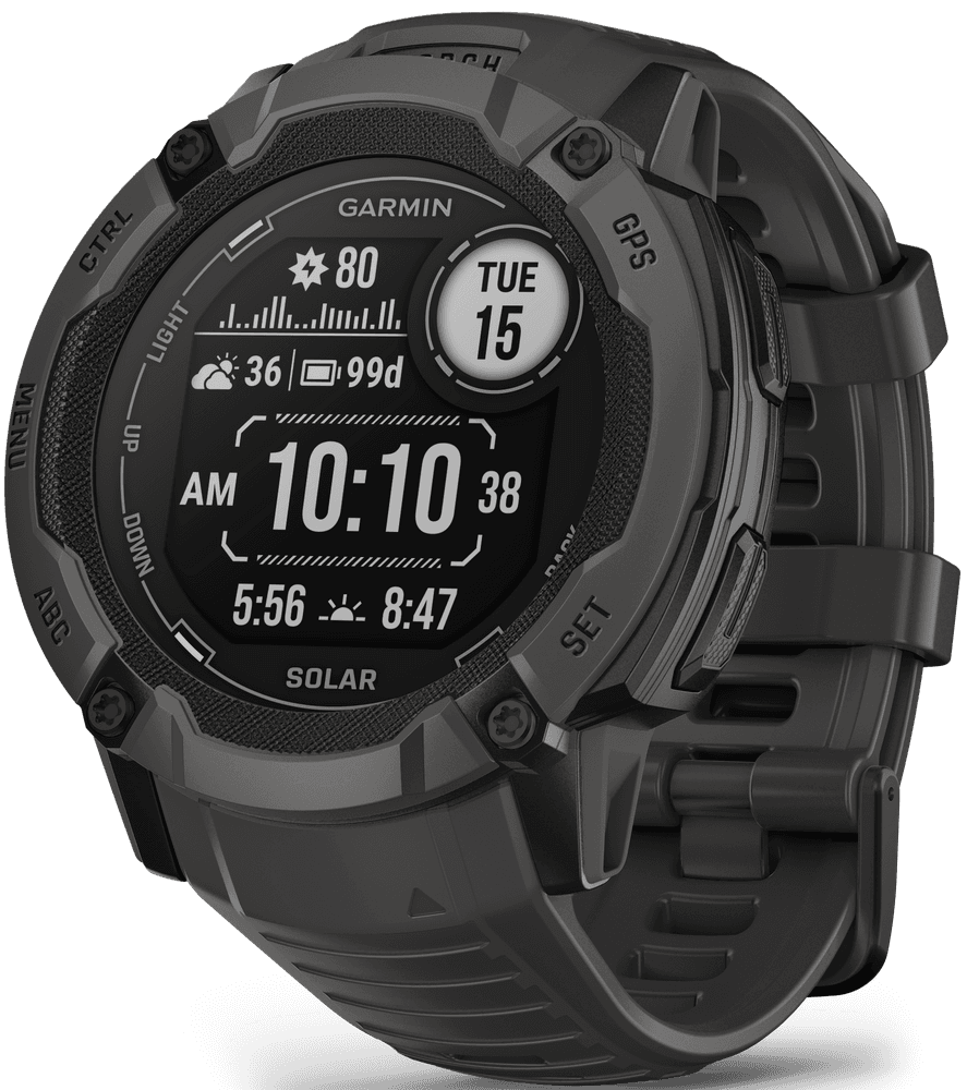 Instinct 2X Solar älykello, tummanharmaa, view: 0