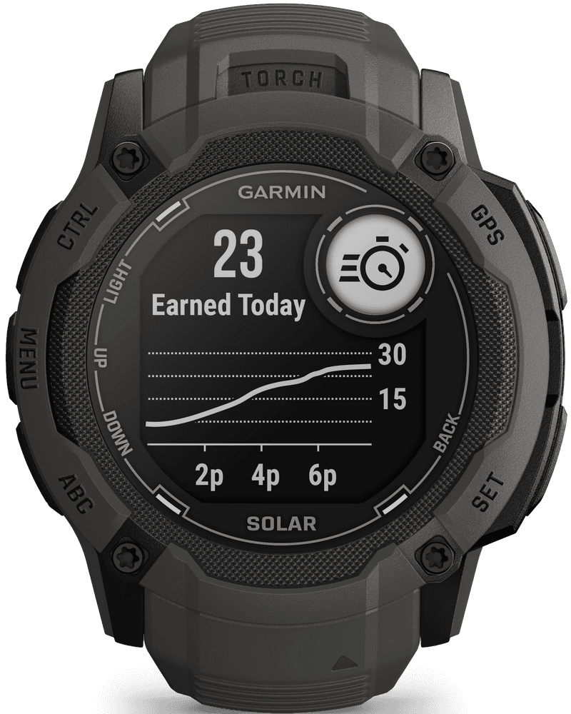 Instinct 2X Solar älykello, tummanharmaa, view: 7