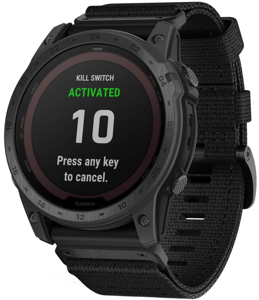 Tactix 7 Pro Ballistics Solar -älykello, tummanharmaa (musta nailonhihna), view: 1