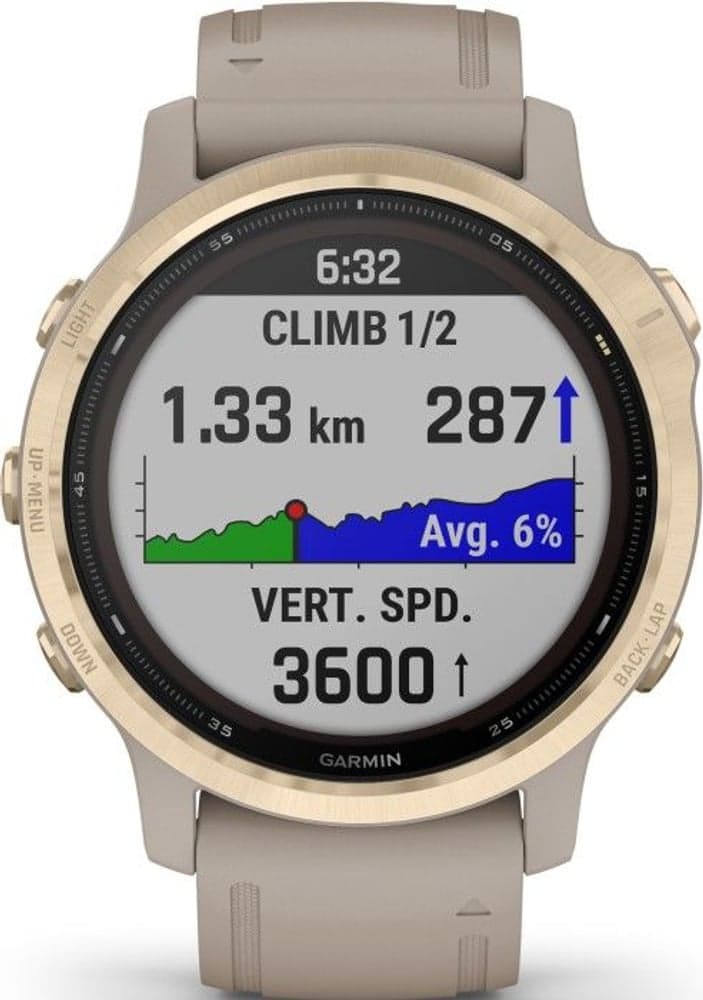 Fenix 6S Pro Solar Lt Gold/Sand, view: 6