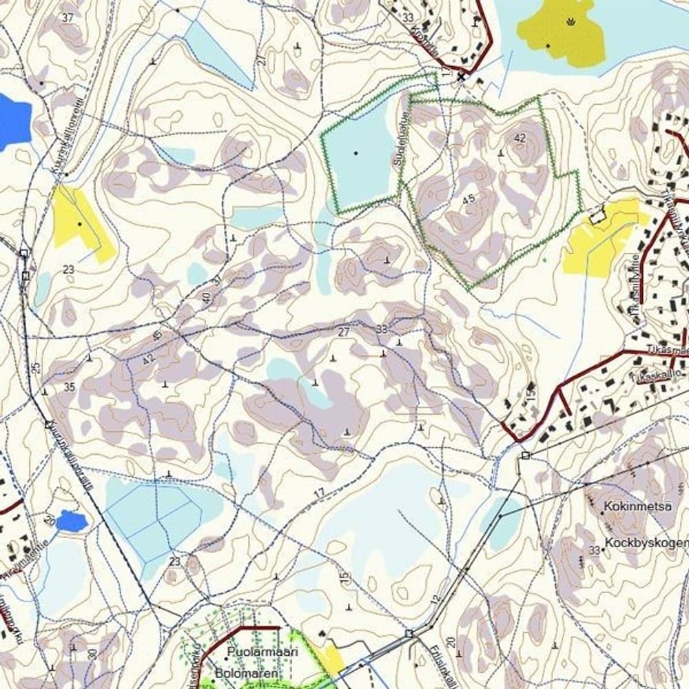 tilarajallinen maastokartta, view: 0