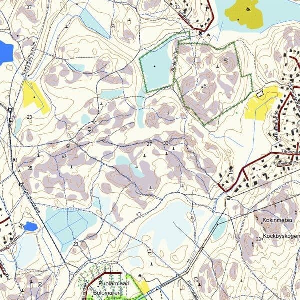 tilarajallinen maastokartta, view: 0