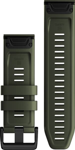 QuickFit 26 mm rannehihna, silikoni, tummanvihreä, view: 1