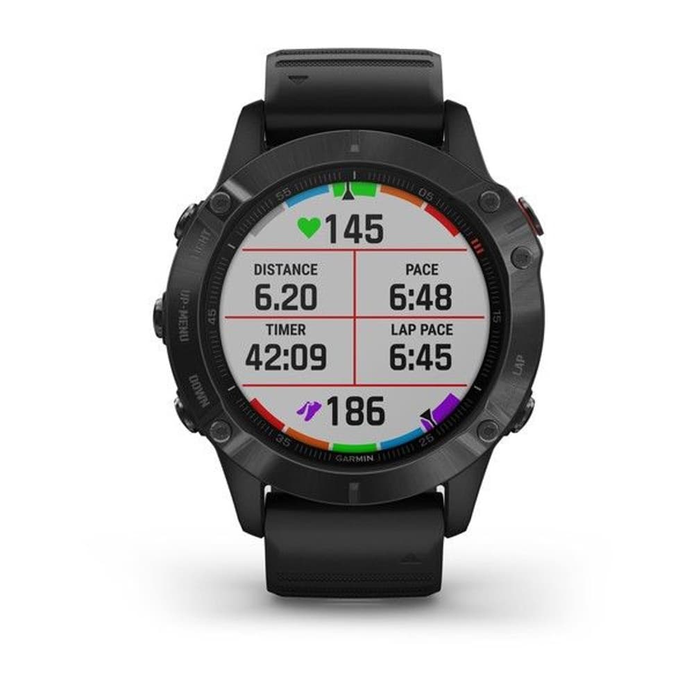 Fenix 6X Pro Musta Mustalla hihnalla, view: 5