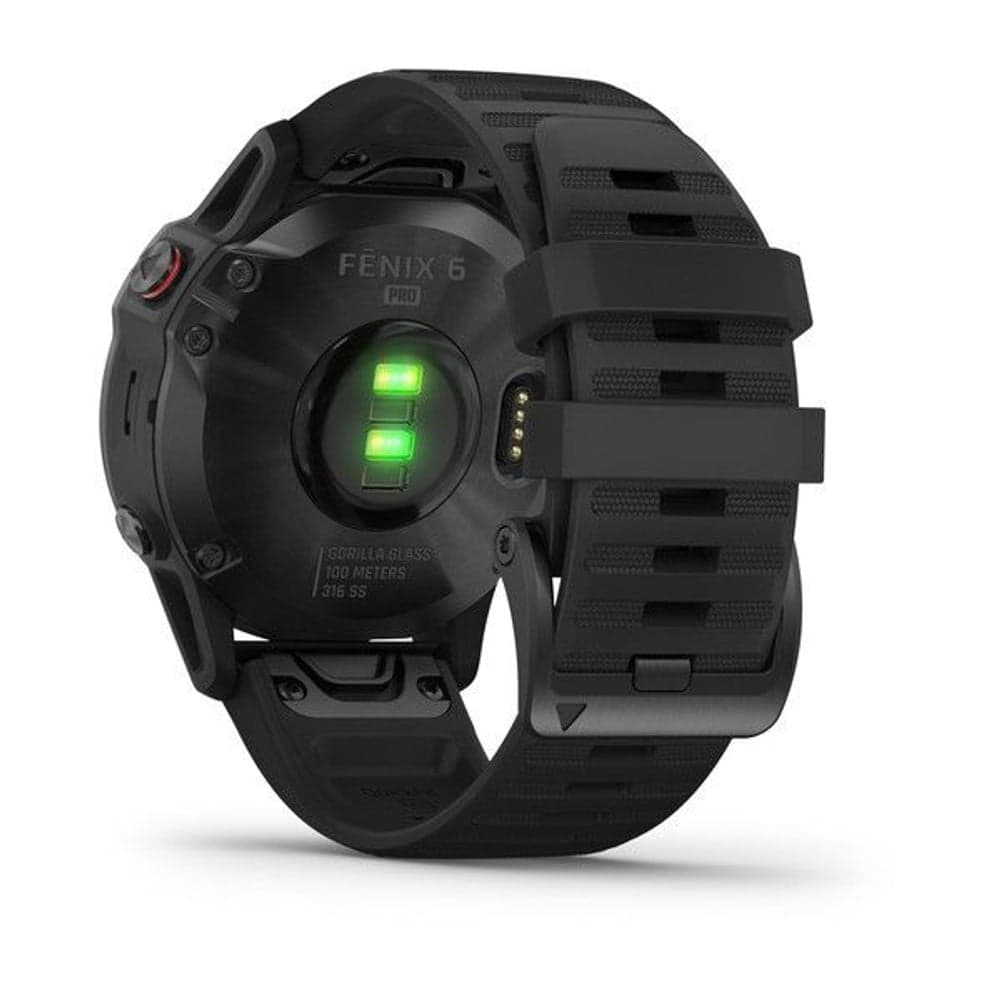 Fenix 6X Pro Musta Mustalla hihnalla, view: 3