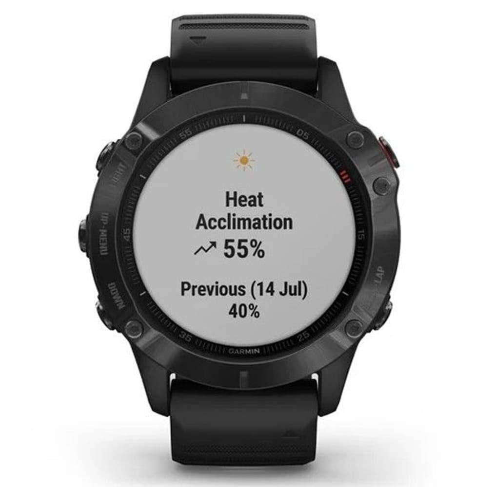 Fenix 6X Pro Musta Mustalla hihnalla, view: 7