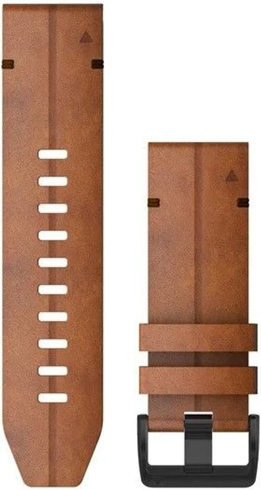 QuickFit -nahkaranneke, 26 mm, kastanjanruskea, view: 0