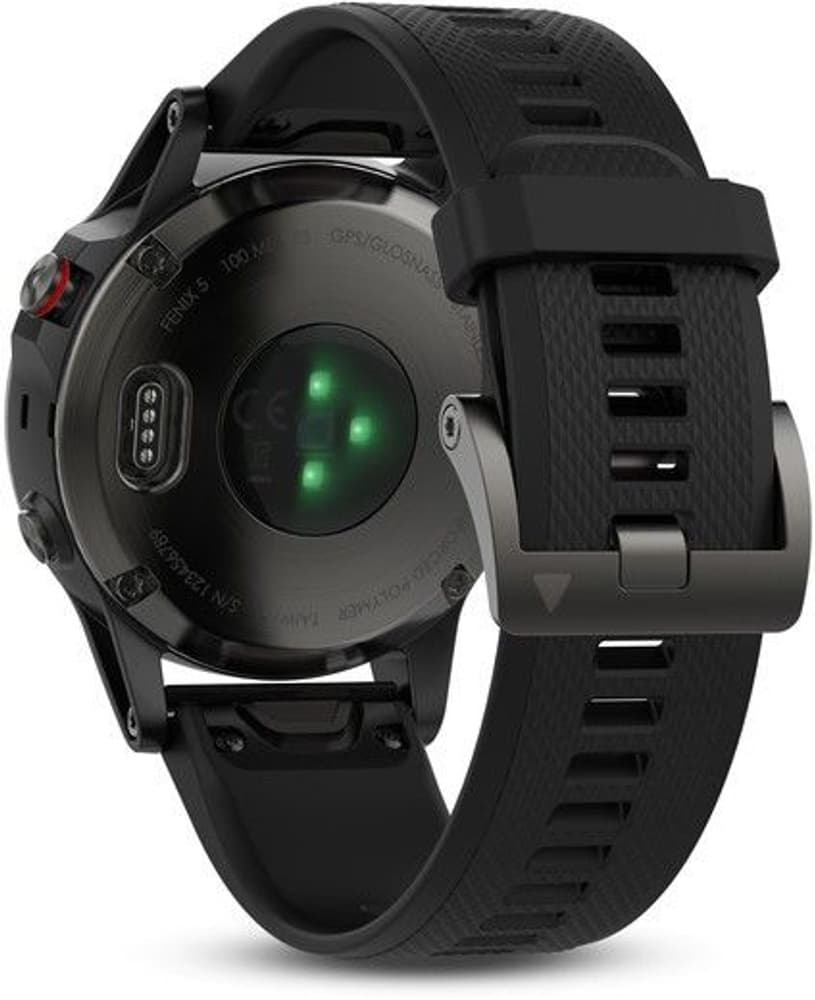 Fenix 5 Skiffergrå med svart armband, view: 4