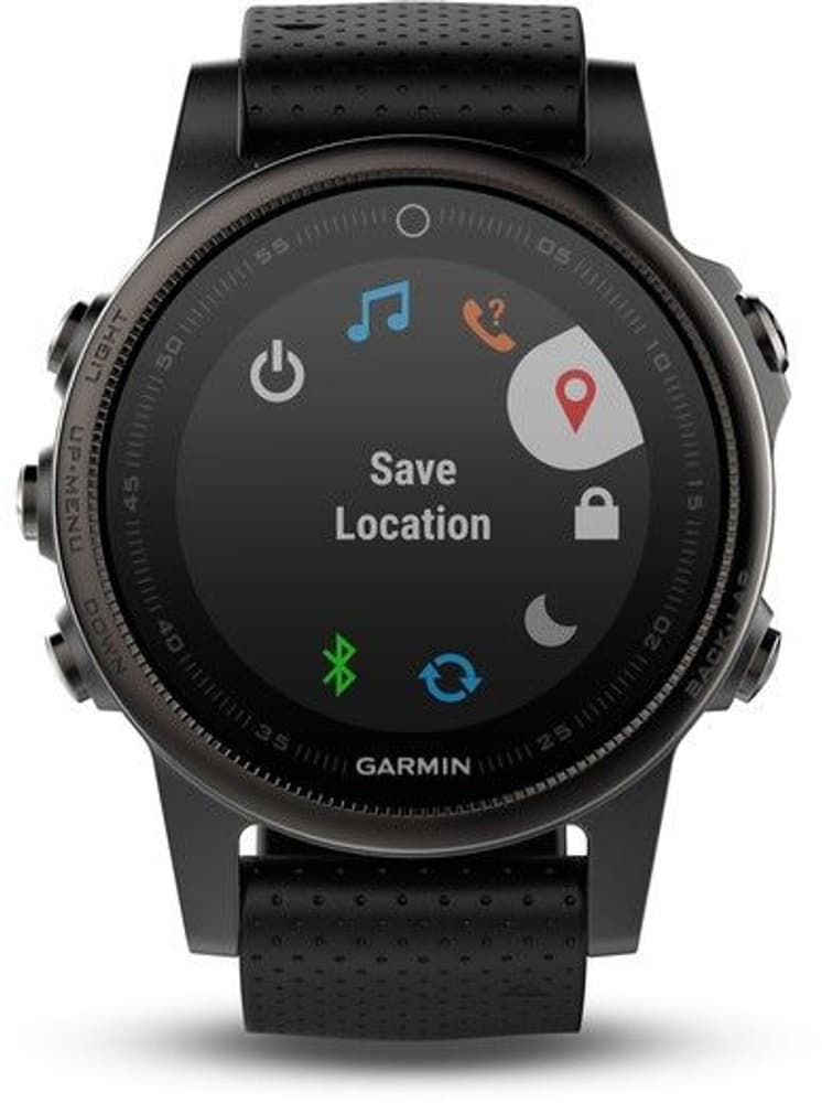 Fenix 5 Skiffergrå med svart armband, view: 1