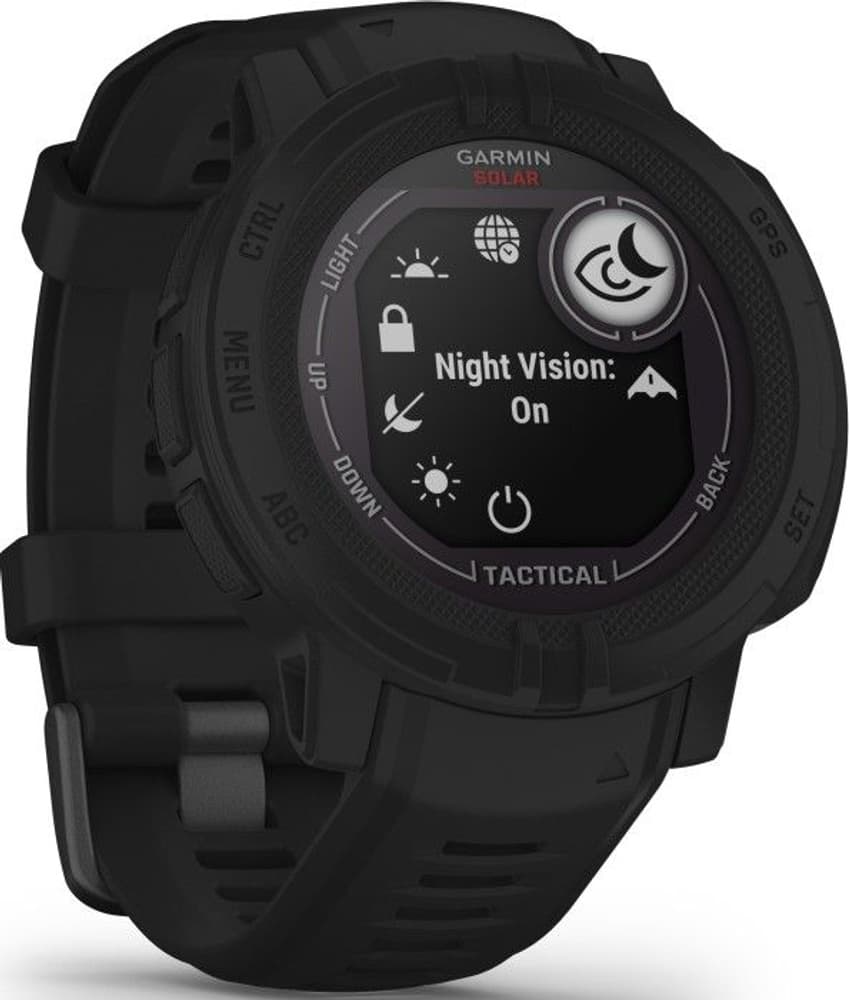 Instinct 2 Solar Tactical Edition älykello, musta, view: 3