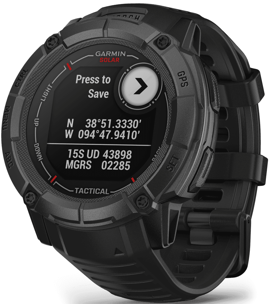 Instinct 2X Solar Tactical Edition älykello, musta, view: 7