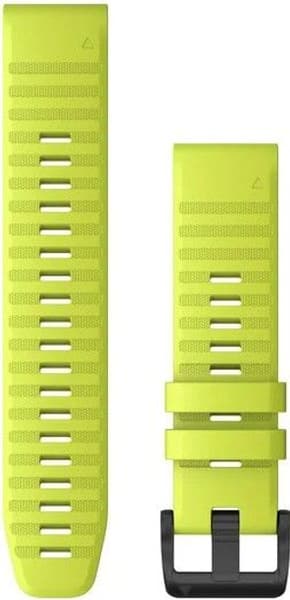 Fenix 6 QuickFit 22mm Watch Band Amp Yellow Silicone, view: 0