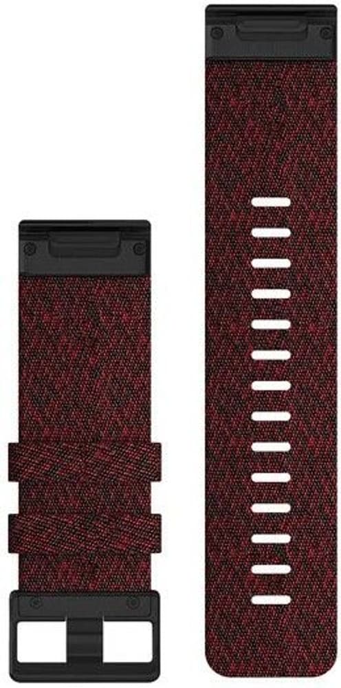 Fenix 6X QuickFit 26mm Watch Band Heathered Red Nylon, view: 1