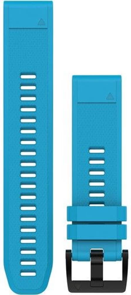 QuickFit 22 mm Armband Cirrusblå Silikon, view: 0