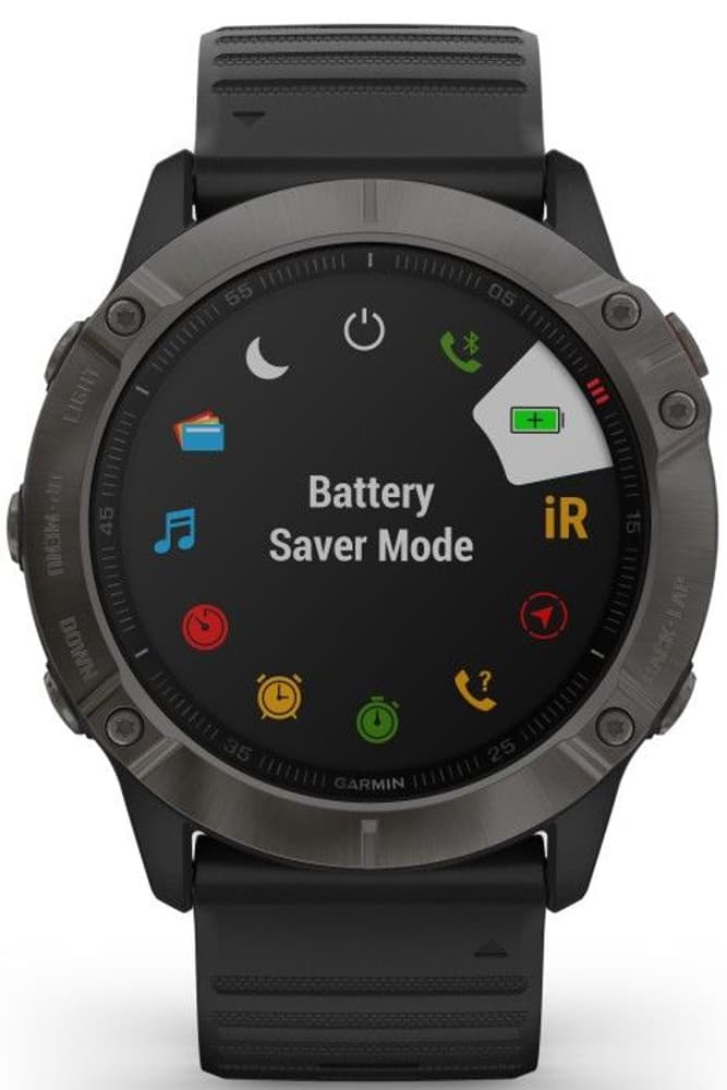 Fenix 6X Sapphire Graphite with Black Band, view: 1