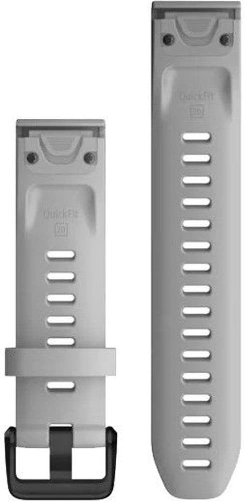 QuickFit 20 mm Watch Band Powder Gray Silicone, view: 1