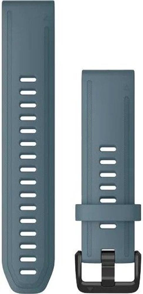 QuickFit 20 mm Watch Band Lakeside Blue Silicone, view: 0