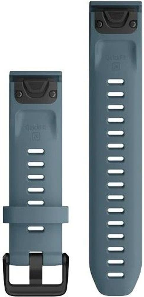 QuickFit 20 mm Watch Band Lakeside Blue Silicone, view: 1